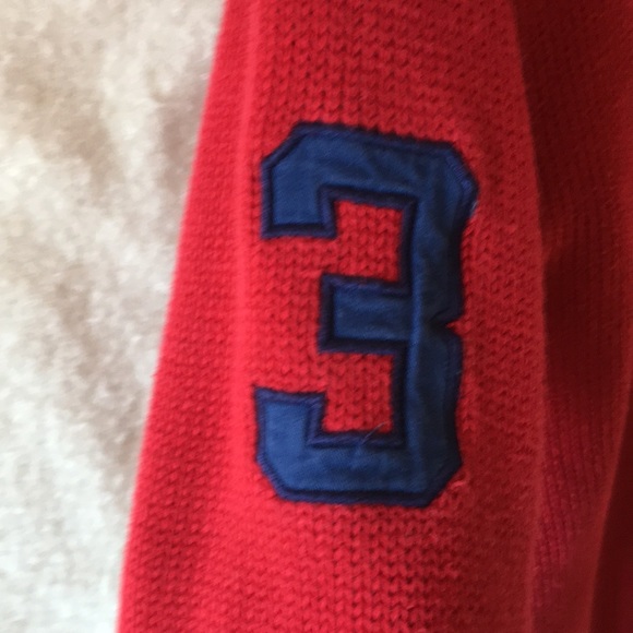 Polo By Ralph Lauren, Red Sweater. Boys Medium. - Picture 3 of 6